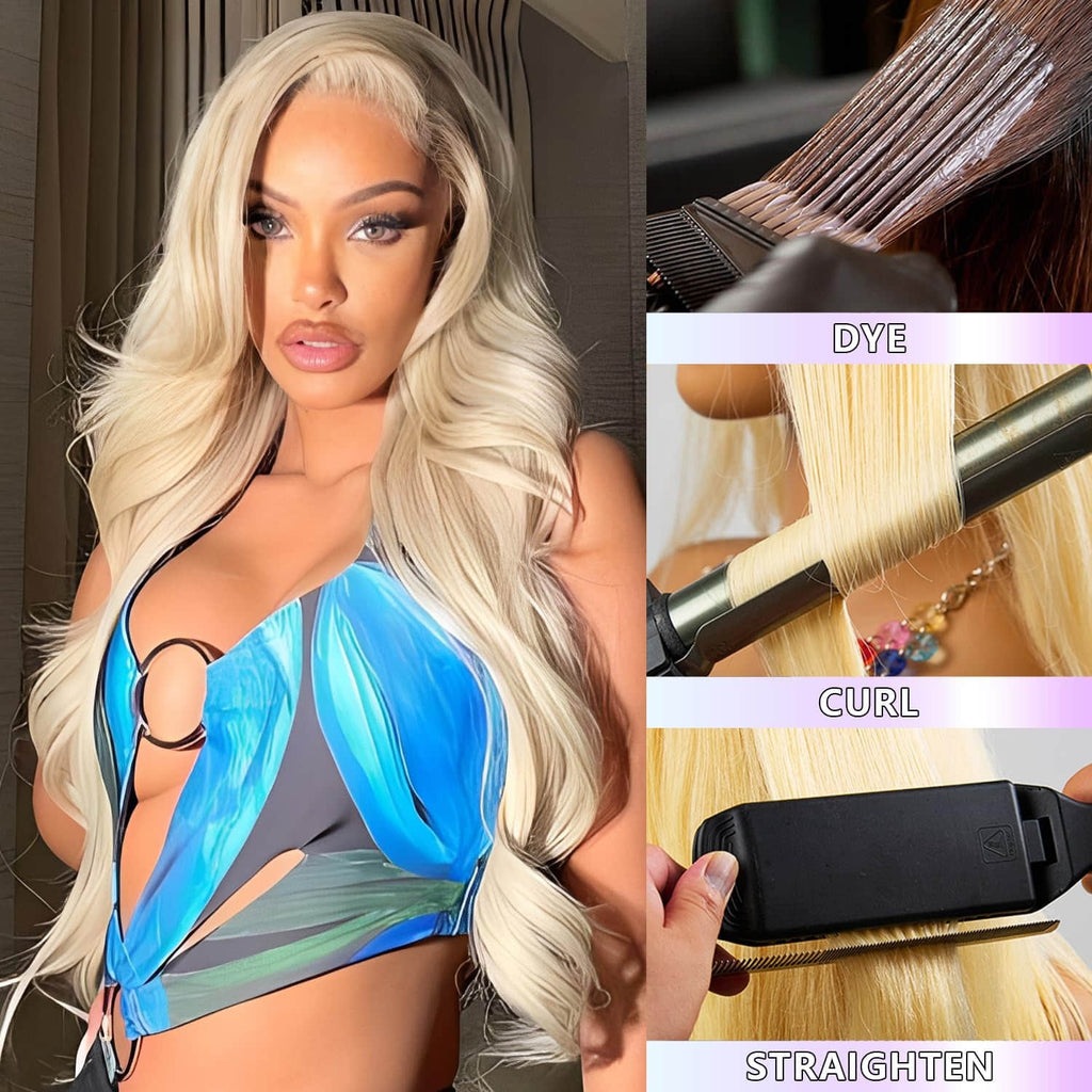 Ms. Luxury 10-30 Inch #613 Body Wave Blonde Remy Human Hair Bundles