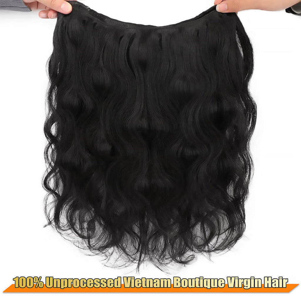 Ms. Luxury 14-30 Inch Body Wave Vietnam Raw Hair Bundles #1B