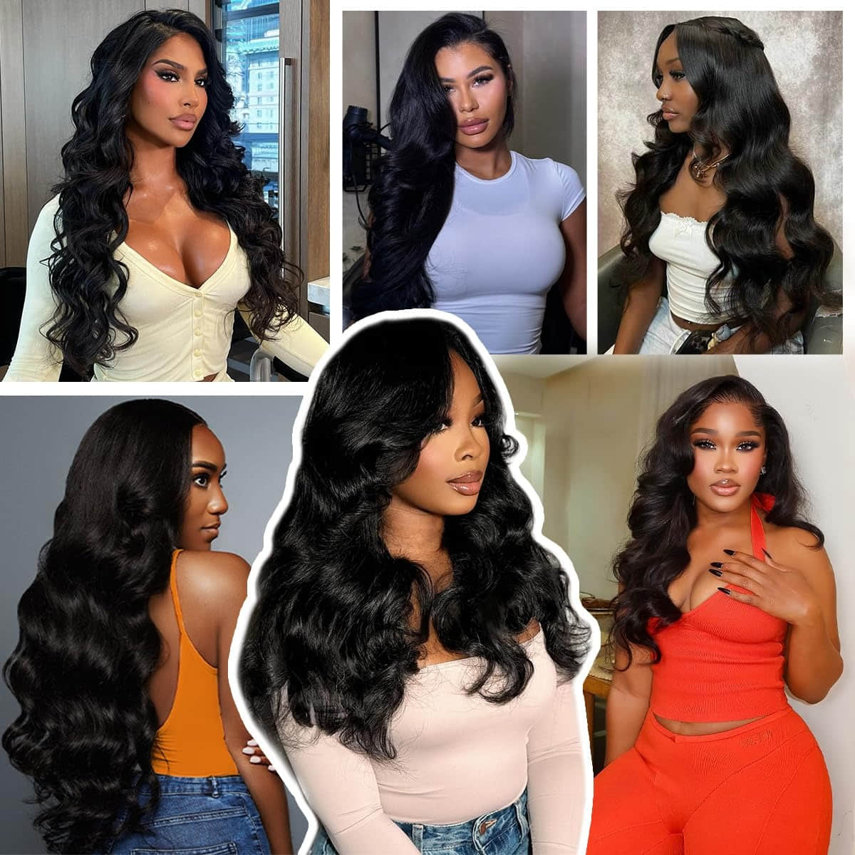 Ms. Luxury 14-30 Inch Body Wave Vietnam Raw Hair Bundles #1B