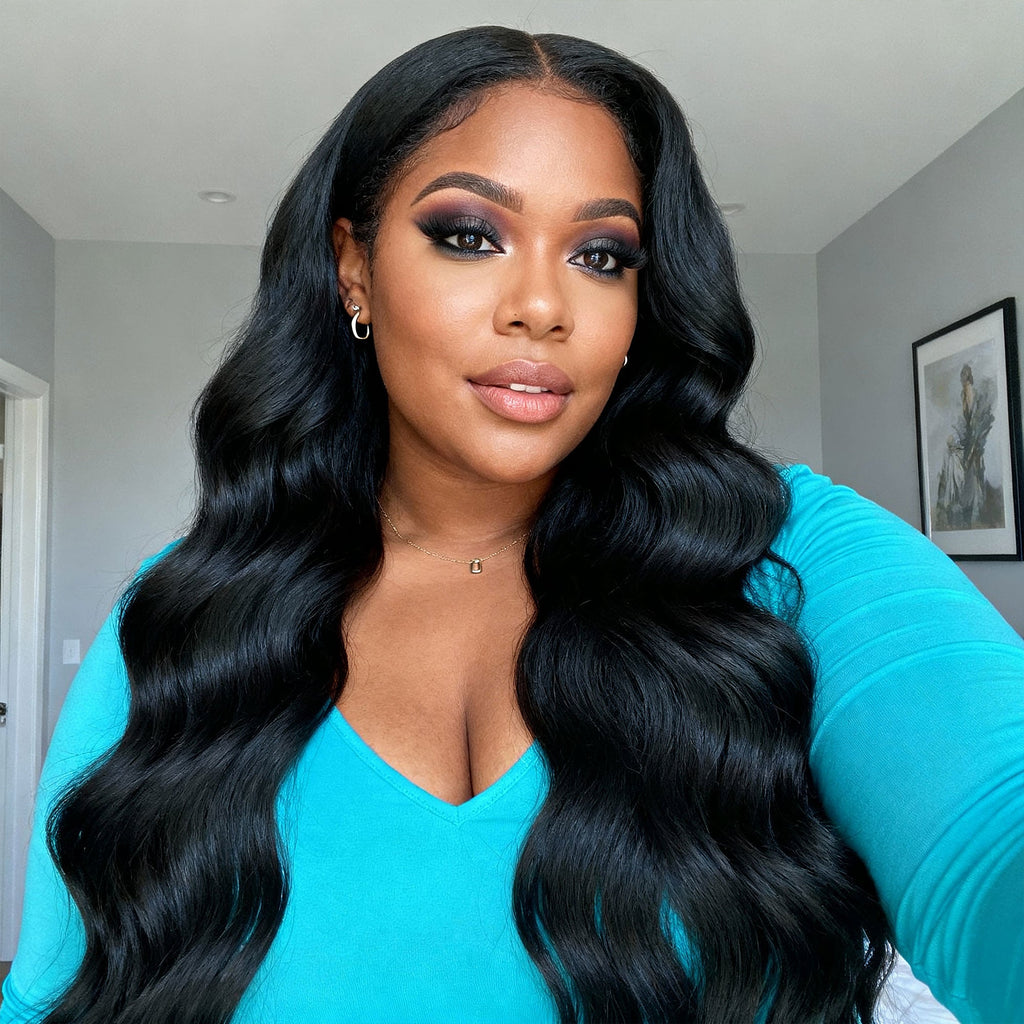 Ms. Luxury 14-30 Inch Body Wave Vietnam Raw Hair Bundles #1B