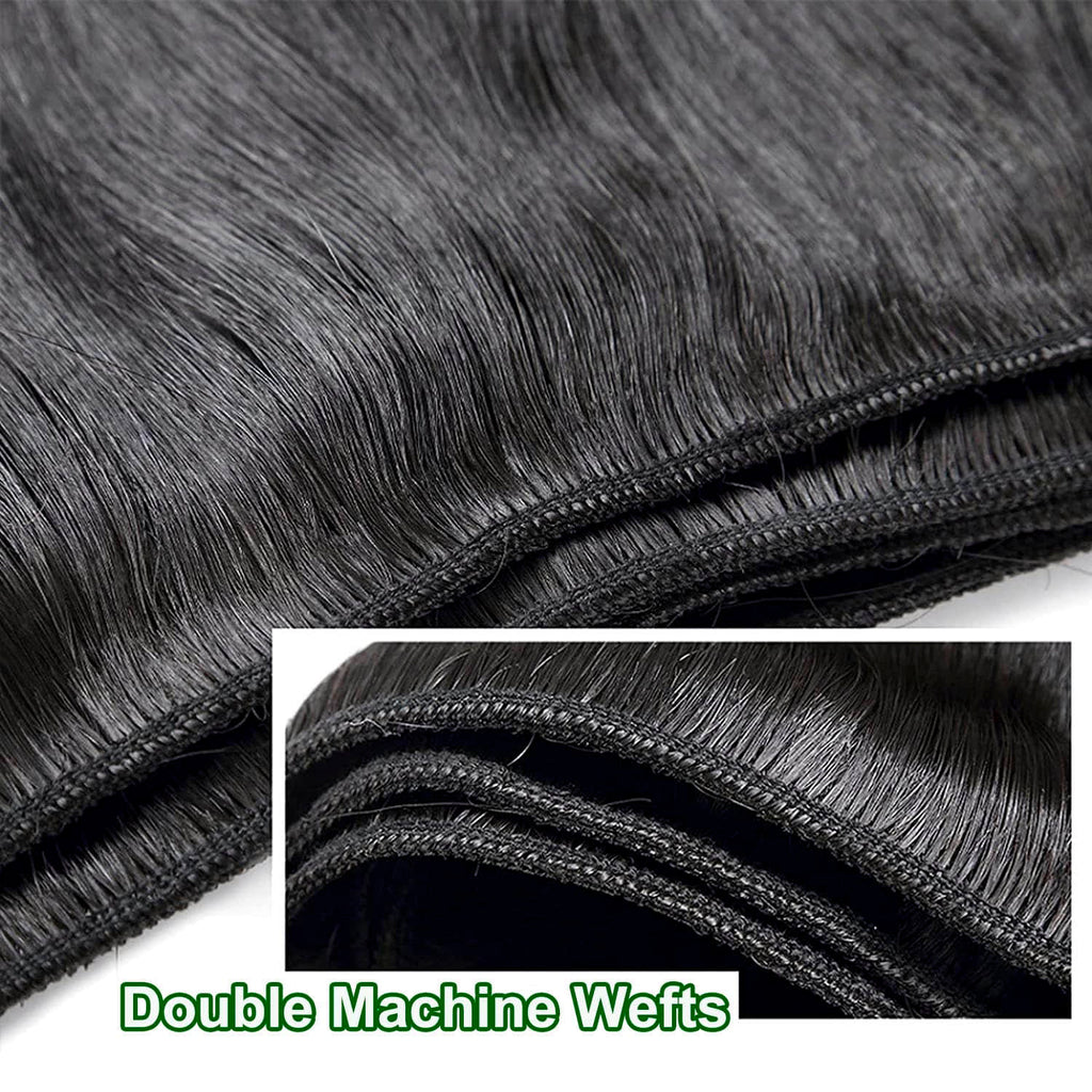 Ms.Luxury 14-30 Inch Straight Vietnam Raw Hair Bundles #1B