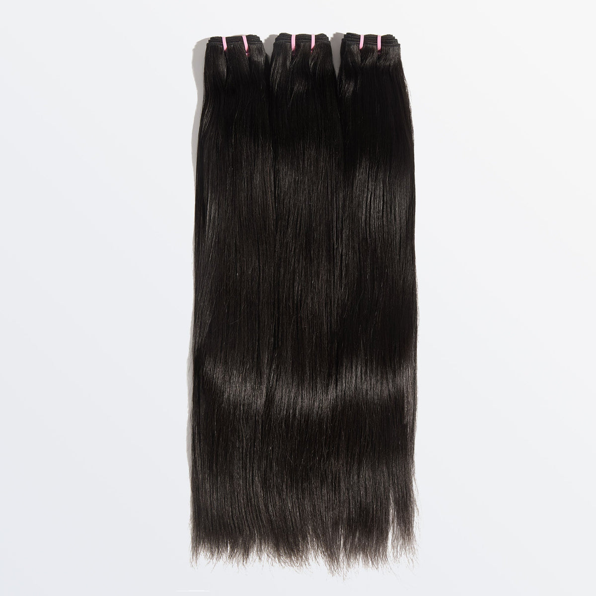 Ms.Luxury 14-30 Inch Straight Vietnam Raw Hair Bundles #1B