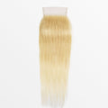 Ms. Luxury 12-20 Inch #613 Blonde 5"x5" Straight Transparent Lace Closure