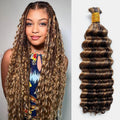 Ms. Luxury Deep Wave Hair Bulk Hair for Braiding P4/27
