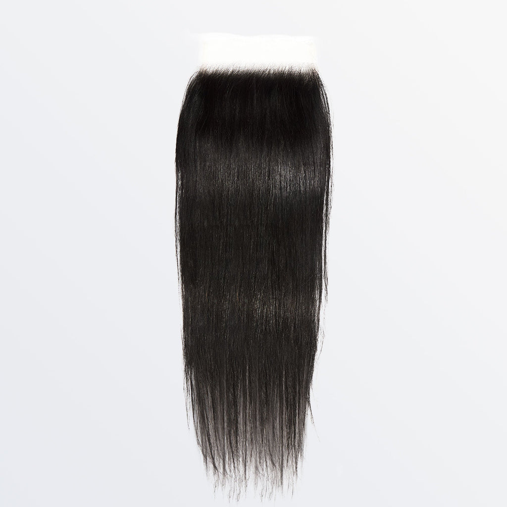 Ms. Luxury 14-20 Inch 4"x4" HD Lace Closure Straight #1B