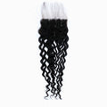 Ms. Luxury 12-20 Inch 5"x5" Transparent Lace Closure Water Wave #1B