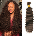 Ms. Luxury #4 Deep Wave Hair Bulk Hair for Braiding