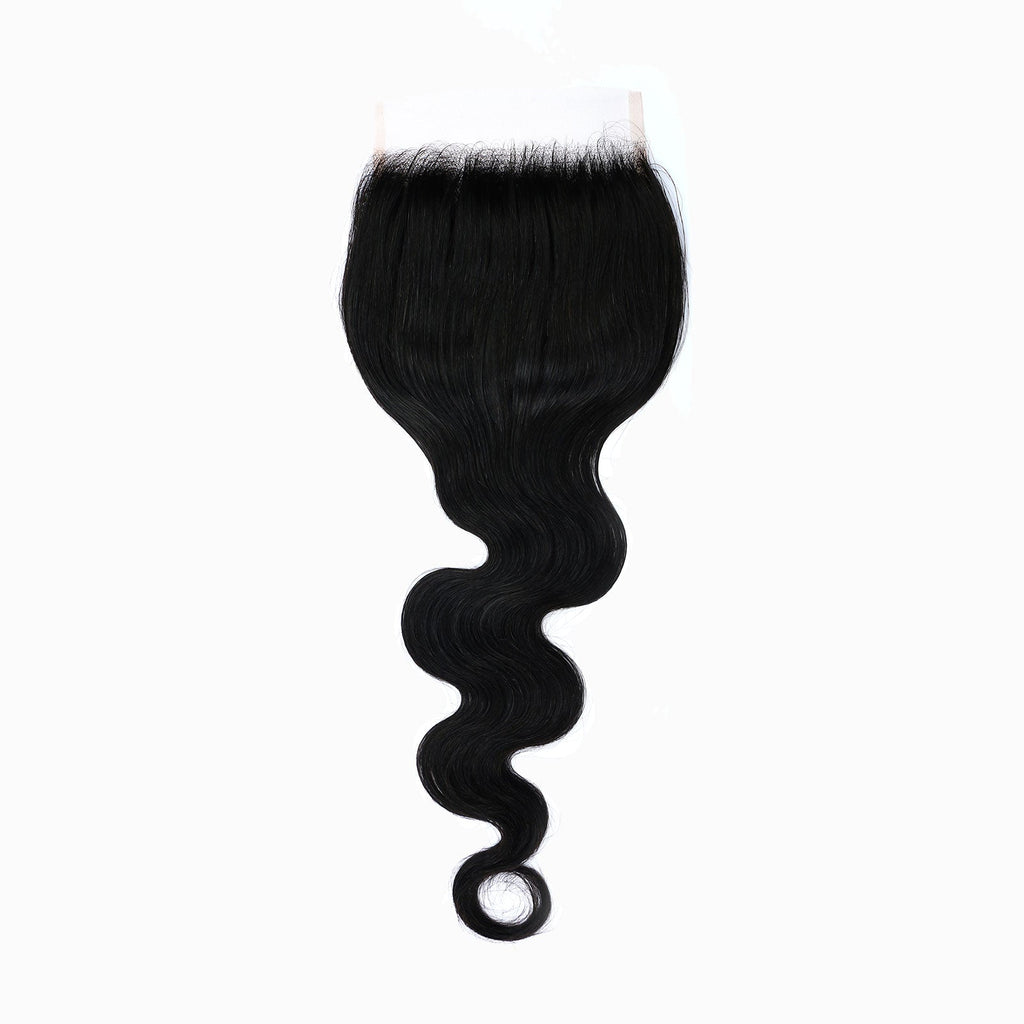 Ms. Luxury 14-20 Inch Transparent Lace Closure Body Wave 4"x4" #1B