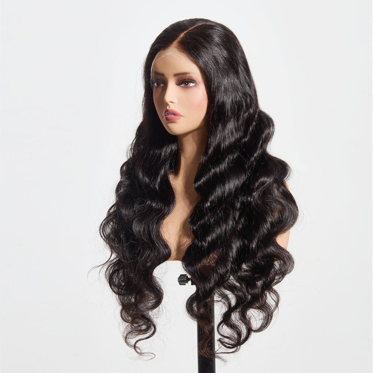Ms. Luxury 13"x6" HD Lace Frontal Wig 200% Body Wave #1B