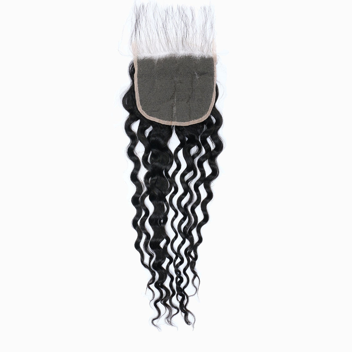 Ms. Luxury 12-20 Inch 5"x5" Transparent Lace Closure Water Wave #1B