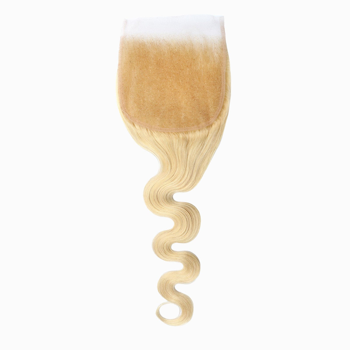 Ms. Luxury 12-20 Inch #613 Blonde 5"x5" Body Wave Transparent Lace Closure