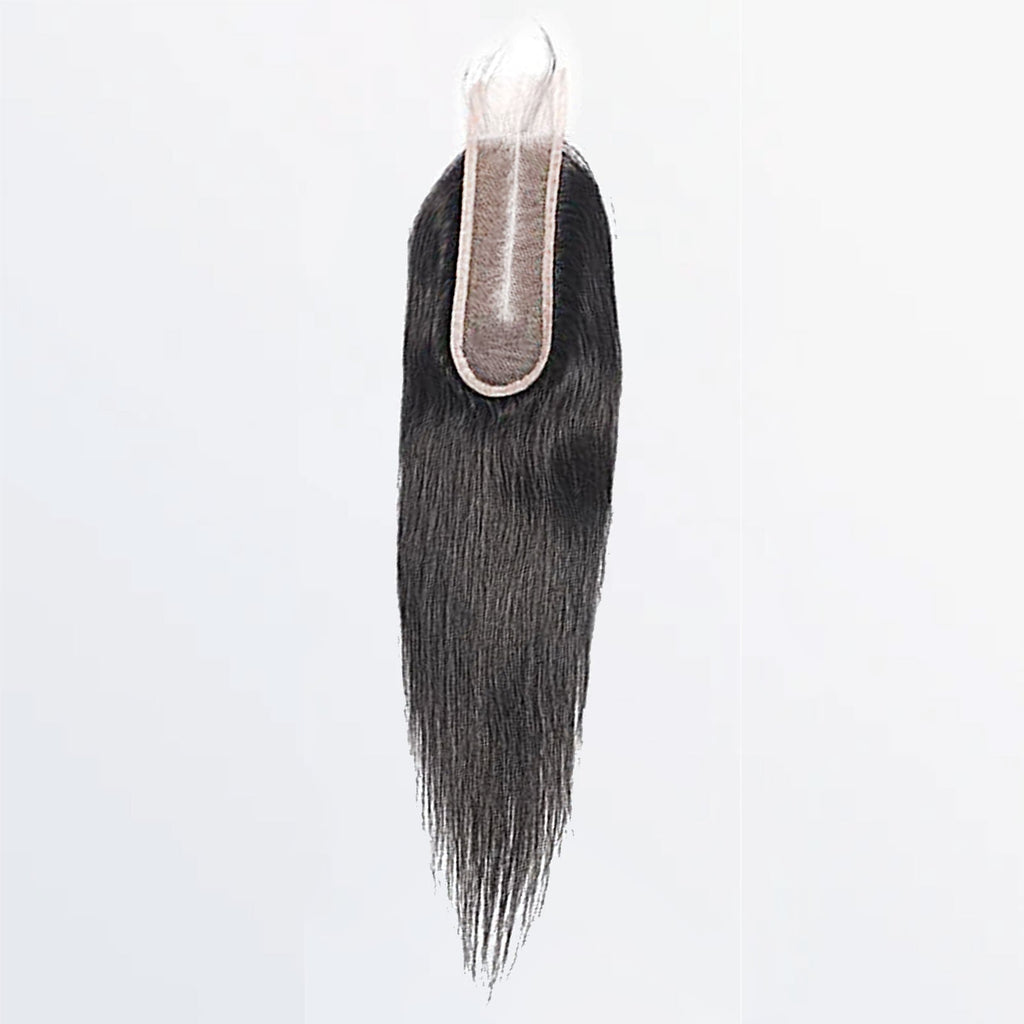 Ms. Luxury 12-20 Inches 2"x6" Straight HD Lace Closure #1B Natural Black