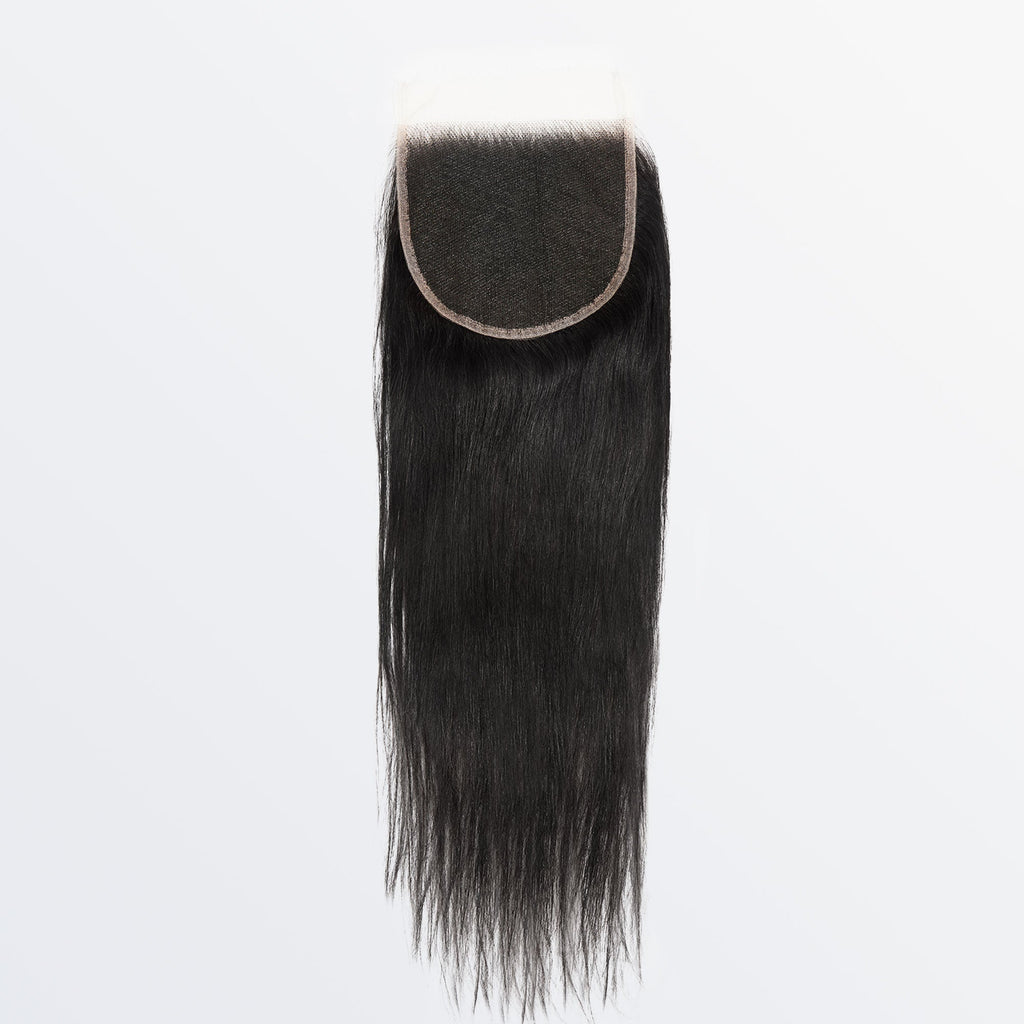 Ms. Luxury 14-20 Inch 4"x4" HD Lace Closure Straight #1B