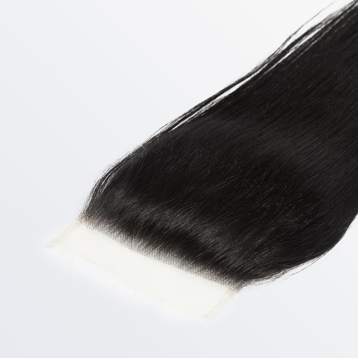 Ms. Luxury 14-20 Inch 4"x4" HD Lace Closure Straight #1B