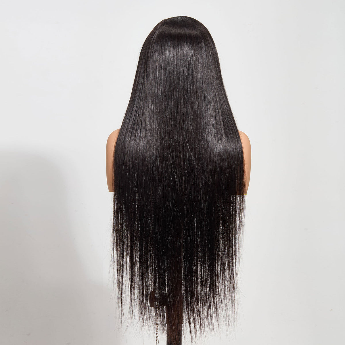 Ms. Luxury 13"x4" Straight 150% Transparent Lace Frontal Wig #1B
