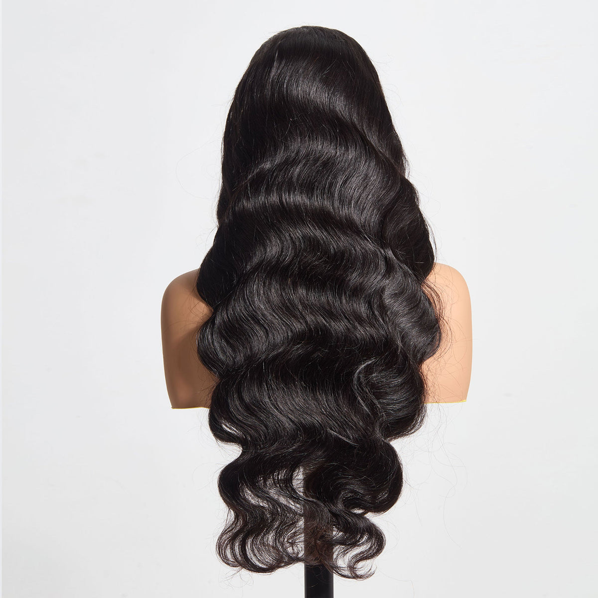 Ms. Luxury 13"x4" Body Wave 150% Transparent Lace Frontal Wig #1B
