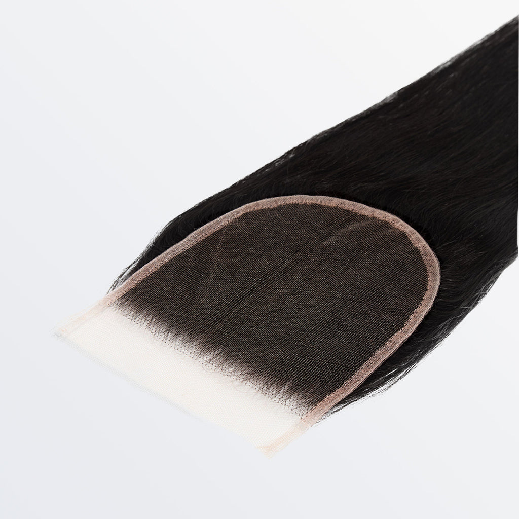 Ms. Luxury 10-20 Inch 5"x5" Transparent Lace Closure Straight #1B