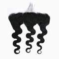Ms. Luxury 14-20 Inch 13"x4" Body Wave HD Lace Frontal #1B