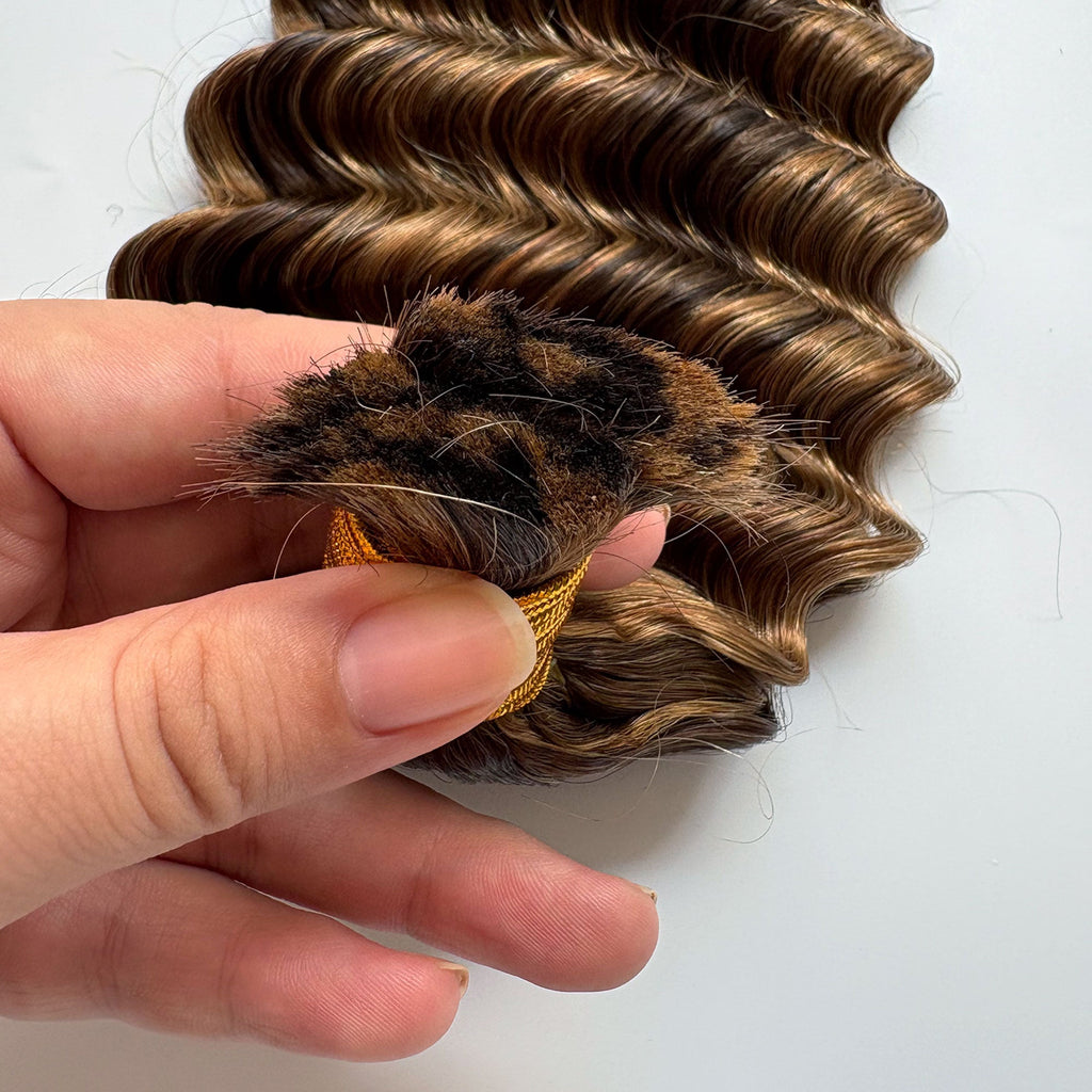 Ms. Luxury Deep Wave Hair Bulk Hair for Braiding P4/27