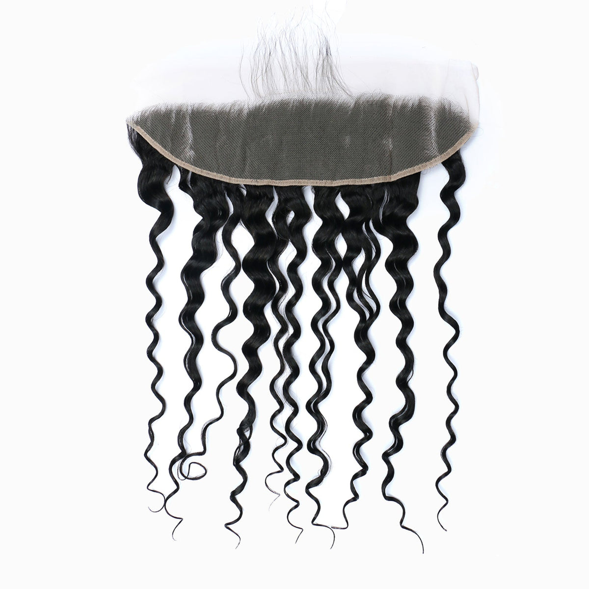 Ms. Luxury 14-20 Inch 13"x4" Water Wave Transparent Lace Frontal #1B