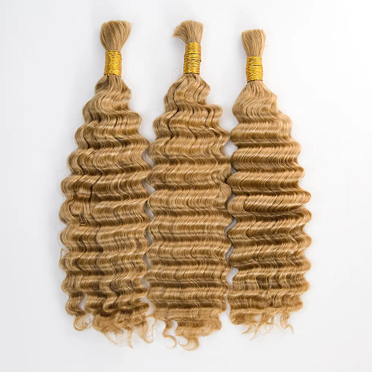 Ms. Luxury #27 Deep Wave Hair Bulk Hair for Braiding