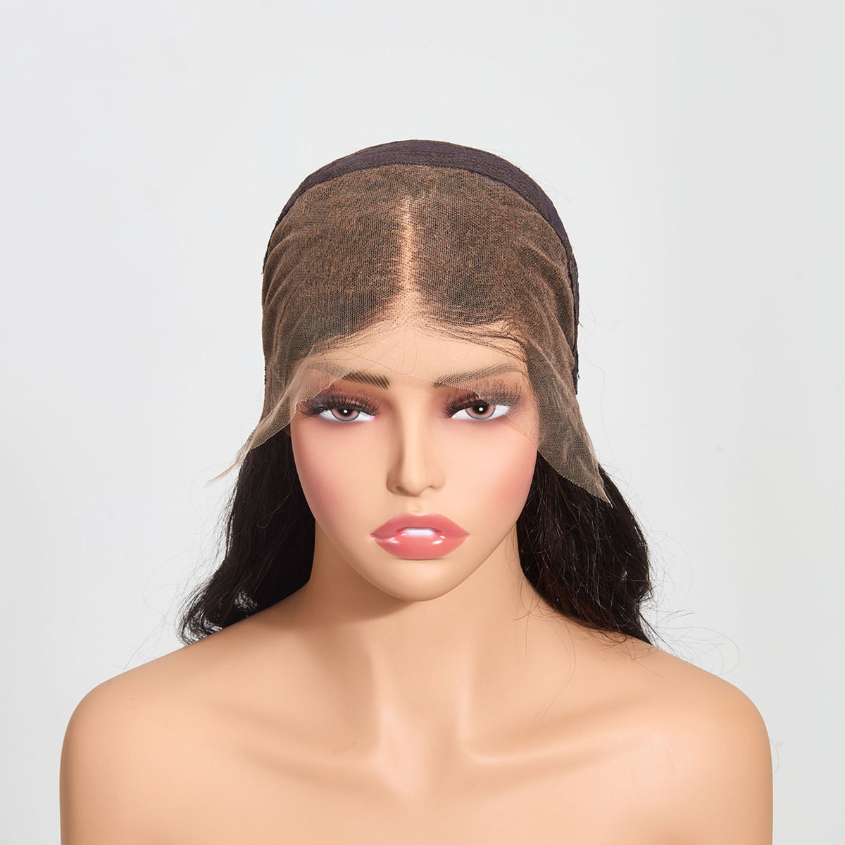 Ms. Luxury 13"x4" Body Wave 150% Transparent Lace Frontal Wig #1B