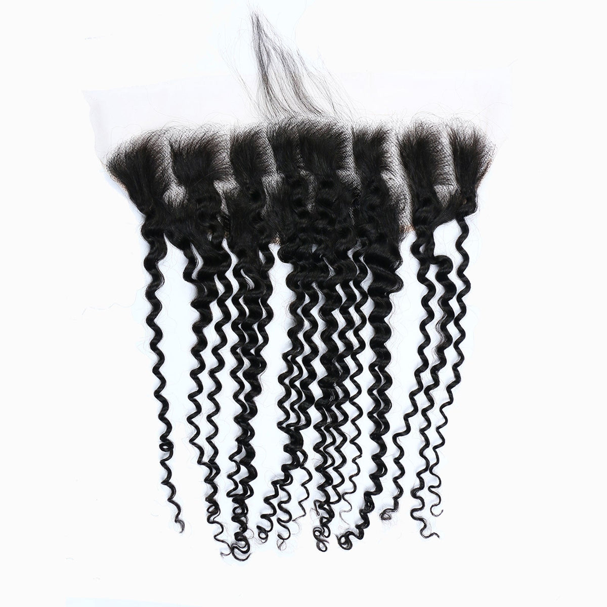Ms. Luxury 14-20 Inch 13"x4" Deep Wave Transparent Lace Frontal #1B