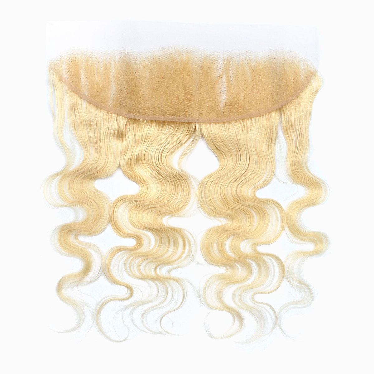 Ms. Luxury 14-20 Inch 13"x4" #613 Blonde Body Wave Transparent Lace Frontal