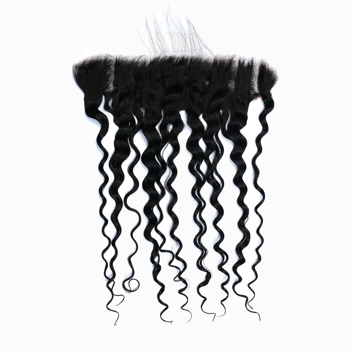 Ms. Luxury 14-20 Inch 13"x4" Water Wave Transparent Lace Frontal #1B