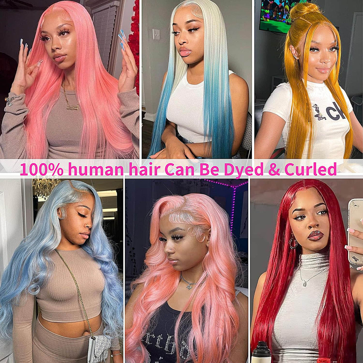 Ms. Luxury #613 Blonde 13"x4" Straight Transparent Lace Frontal Wigs 150%