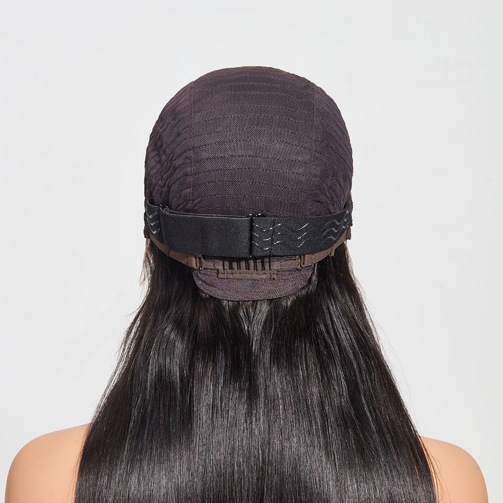 Ms. Luxury 13"x4" HD Lace Straight 180% Frontal Wig #1B
