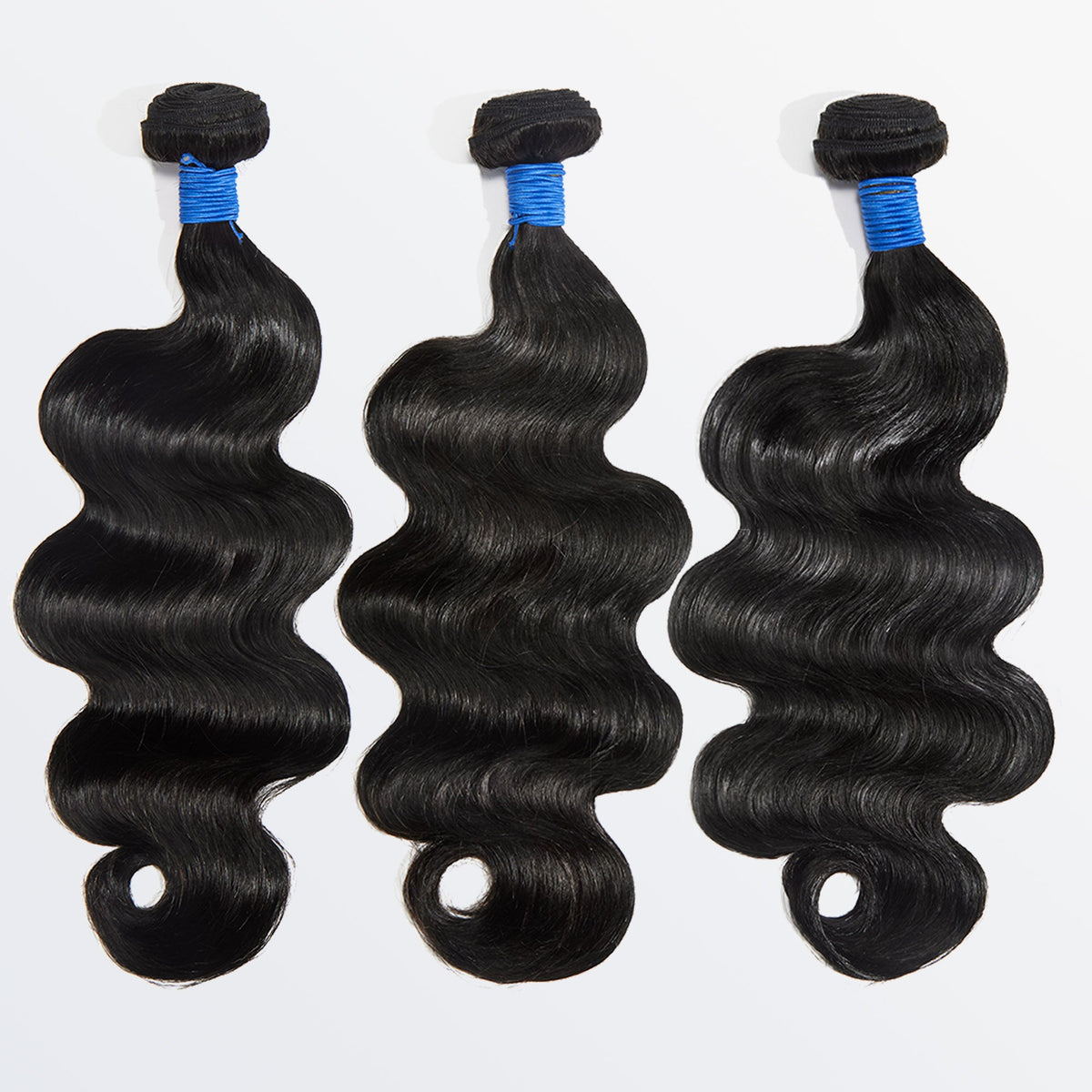 Ms.Luxury 10-30 Inch Body Wave Brazilian Virgin Hair Bundles #1B