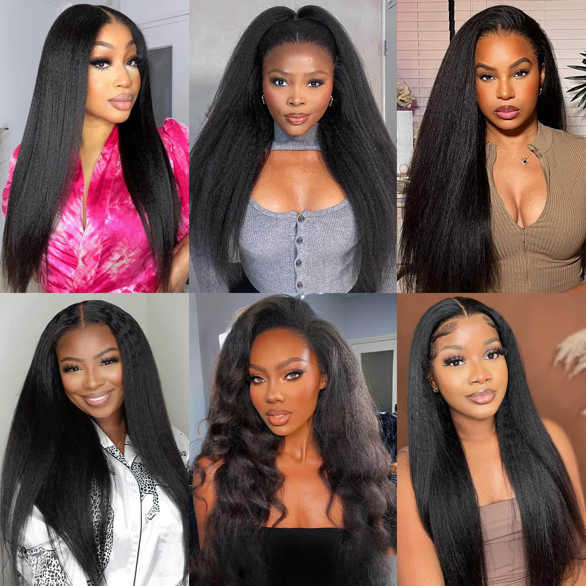 Ms.Luxury 14-30 Inch Kinky Straight Brazilian Virgin Hair Bundles #1B
