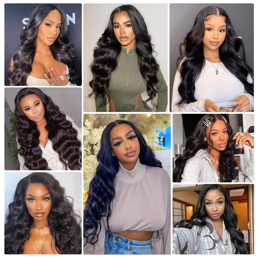 Ms. Luxury 12-20 Inch 5"x5" Transparent Lace Closure Body Wave #1B
